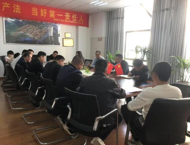 汪冬生赴銅陵地礦置業(yè)公司督導(dǎo)巡視審計(jì)整改工作